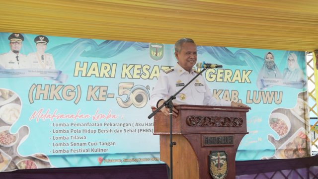 Peringati HKG PKK Ke 50, TP PKK Kabupaten Luwu Gelar Berbagai Lomba