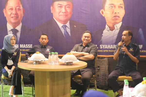 Wakil Ketua DPR RI Rachmat Gobel Minta Kader Se-Indonesia Belajar ke NasDem Sulawesi Selatan