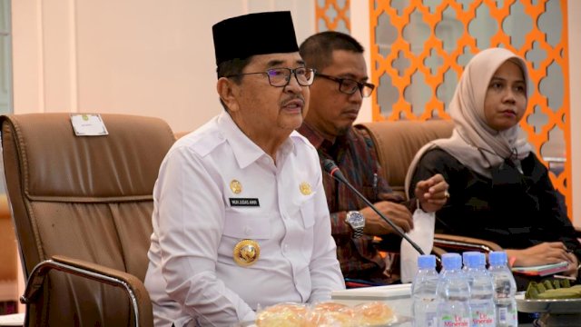 Hadiri Pembahasan Naskah Kerjasama, Walikota Judas: Kami Belum Punya Bahasa Daerah yang Resmi