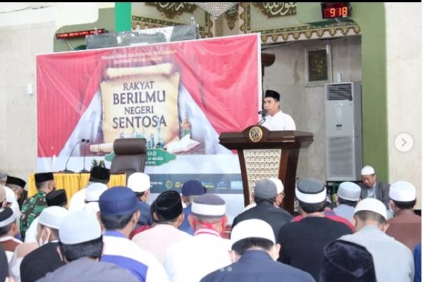 Wabup- Sekda Hadiri Tabligh Akbar Sulselbar XII di Masjid Agung Takalar