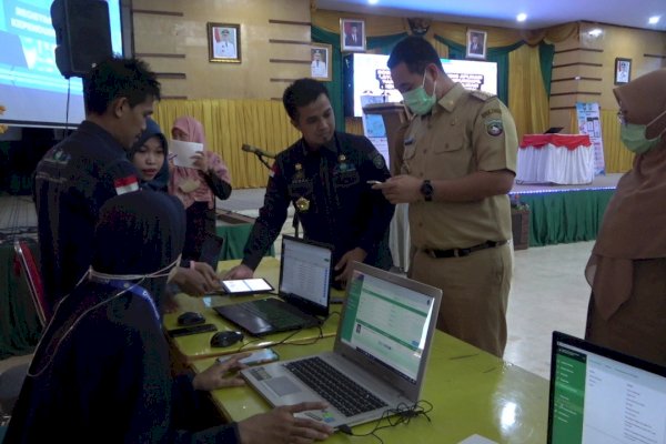 Permudah Layanan Adminduk, Disdukcapil Pangkep Luncurkan ICore