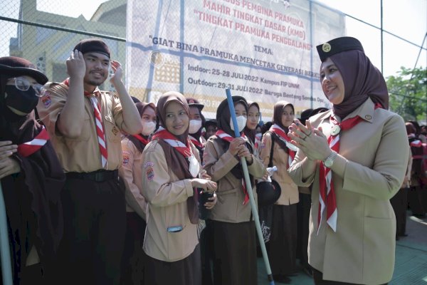 Buka Resmi KMD FIP UNM, Wawali Fatmawati Rusdi Harap Peserta Jadi Ujung Tombak Gerakan Pramuka