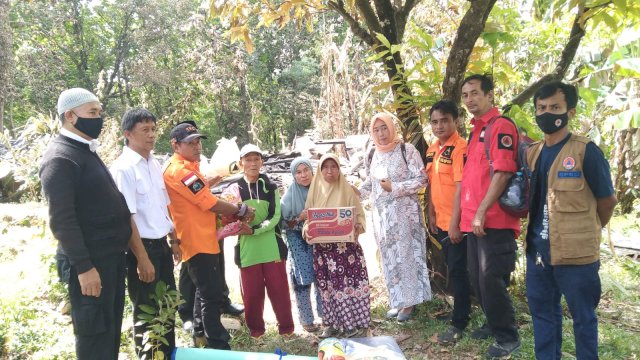 Korban terdampak musibah kebakaran di Kabupaten Barru.