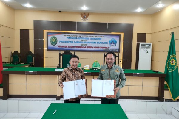 PN – Pemkab Bantaeng MoU Pelayanan One Day Service Permohonan dan Penerbitan Dokumen Kependudukan