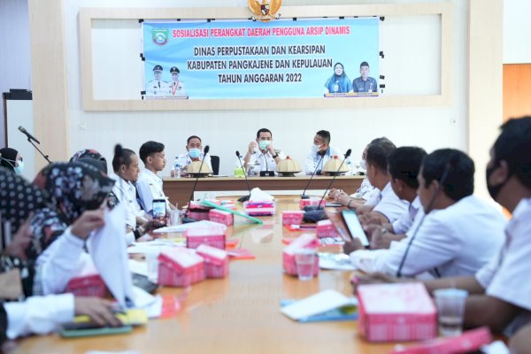 Mudahkan Pengarsipan Dokumen, DPK Pangkep Luncurkan Aplikasi Srikandi