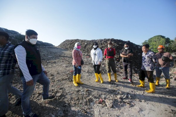 Wawali Fatmawati Rusdi Tinjau Aktivitas TPA Antang, Penambahan Armada dan Alat Berat Sampah Segera Dilakukan