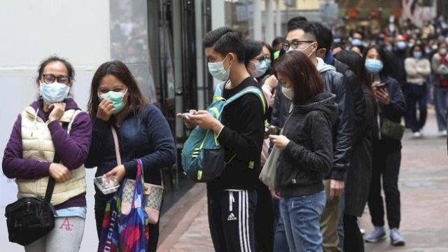 Ilustrasi orang pakai Masker di ruang terbuka.(F-INT)