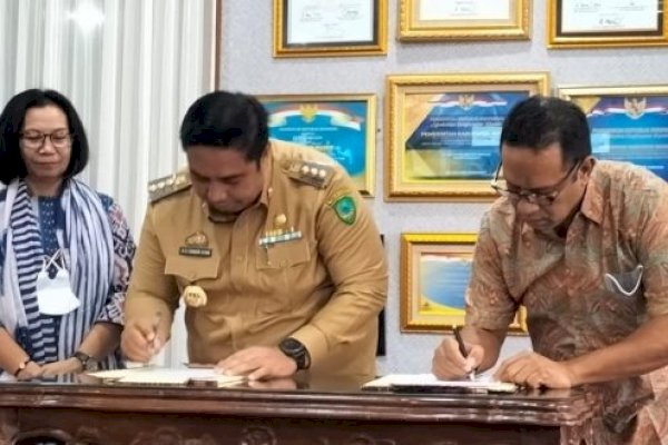 Bupati Chaidir Syam Jalin MoU dengan Yayasan BaKTI Terkait Program Kemitraan Masyarakat Inklusi