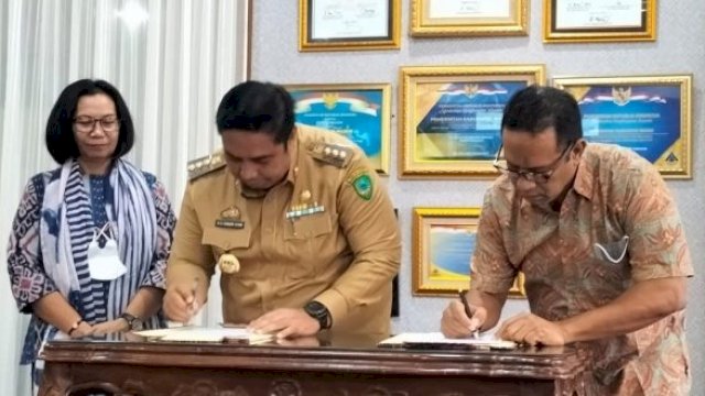 Bupati Chaidir Syam Jalin MoU dengan Yayasan BaKTI Terkait Program Kemitraan Masyarakat Inklusi