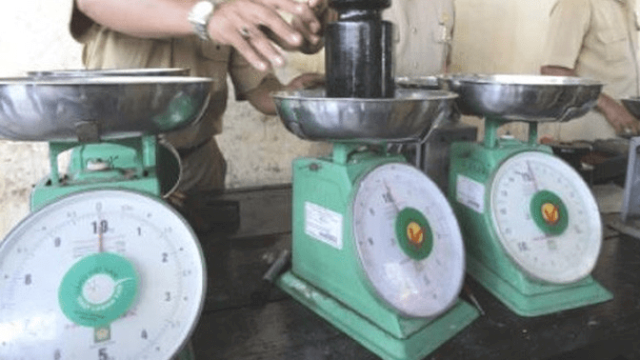 Ilustrasi Tera timbangan.