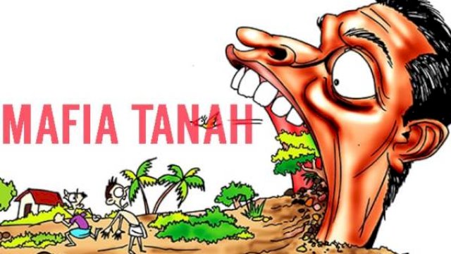 Ilustrasi Mafia Tanah.(F-INT)