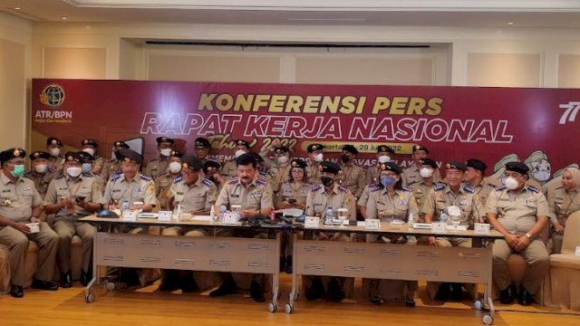 Seragam baru kementerian ATR/BPN.(F-INT)