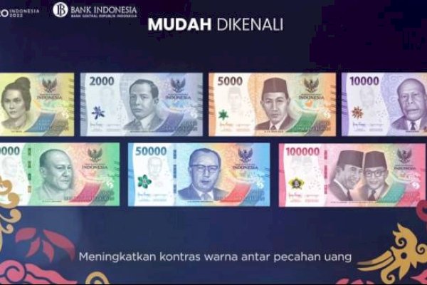 BI Luncurkan Pecahan 7 Uang Kertas Tahun 2022, Begini Penampakannya