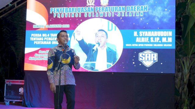 Kembali Sapa Warga Sidrap Lewat Sosper, Waka DPRD Sulsel Syaharuddin Alrif Dijuluki ‘Pak Dewan Peduli Petani’