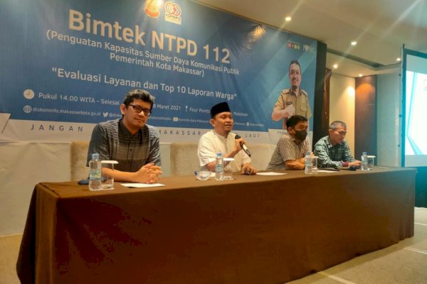 Evaluasi Layanan Dan Laporan Warga Terkait Call Center 112 , Diskominfo Gelar Bimtek NTPD 112