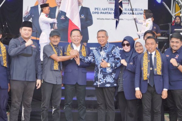 Arham Basmin Dilantik Jadi Ketua NasDem Luwu, Rusdi Masse Tak Menyangka Opu Cakka Datang