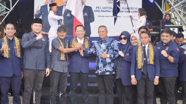 Arham Basmin Dilantik Jadi Ketua NasDem Luwu, Rusdi Masse Tak Menyangka Opu Cakka Datang