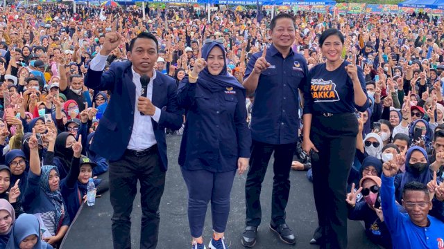 Tumpah Ruah Masyarakat Luwu Utara-Palopo Hadiri Pelantikan Putri Dakka sebagai Ketua NasDem