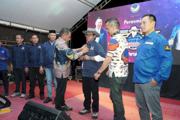 NasDem Sidrap Makin Tak Terbendung, Giliran Sang Koboy Timur Nyatakan Gabung NasDem