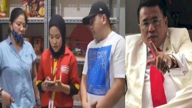 Hotman Bela Pegawai Alfamart.(F-INT)