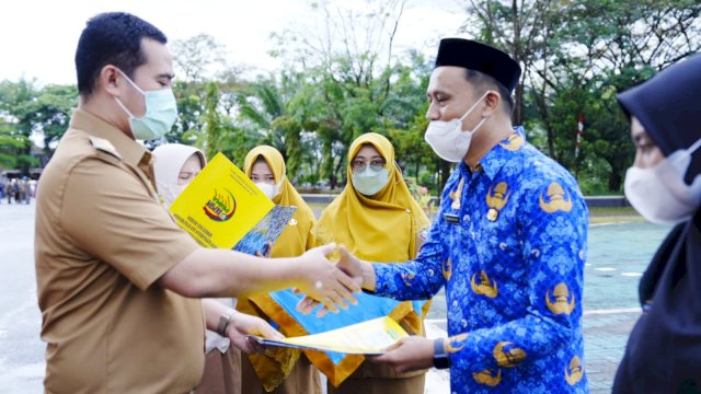 825 P3K Guru Formasi Tahun 2021 Pangkep Terima SK, Bupati Yusran: Tingkatkan Kualitas