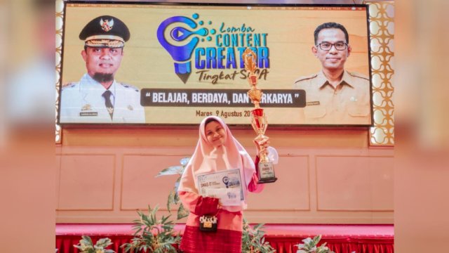 Juara 1 Lomba Content Creator tingkat SMA se-Sulsel