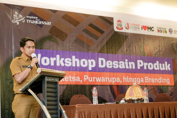 Dispar Makassar Pacu Semangat Pelaku Usaha Ekonomi Kreatif Lewat Workshop Desain Produk