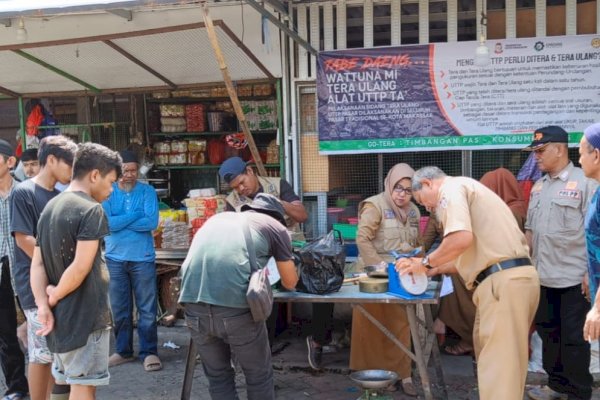 Kembali Gelar Sidang Tera, Metrologi Legal Disdag Makassar Sasar Pasar di Dua Kecamatan