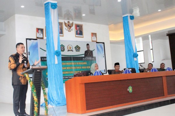 Buka Sosialisasi Penguatan Moderasi, Sekda Takalar Hasbi: ASN Harus Punya Sikap Toleransi