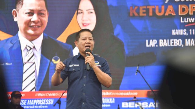 Ketua DPW NasDem Sulsel, Rusdi Masse