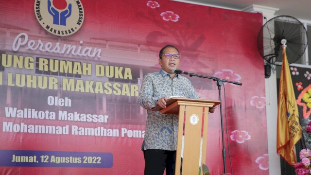 Danny Pomanto Resmikan Rumah Duka Yayasan Budi Luhur Makassar.