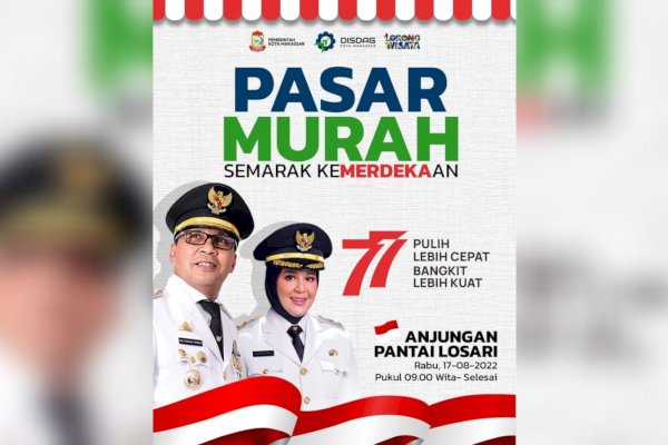 Semarak Kemerdekaan, Disdag Makassar Buka Pasar Murah di Anjungan Pantai Losari