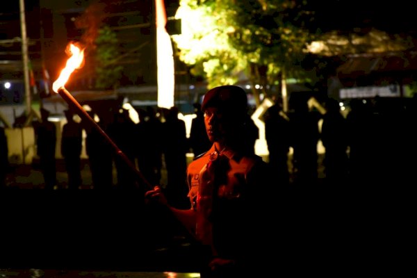 Walikota Judas Bersama Forkopimda Ikuti Renungan di TMP Palopo