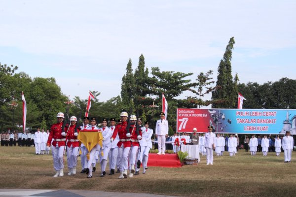 Bupati &#8211; Wabup Takalar Hadiri Peringatan Hari Kemerdekaan ke-77 RI 