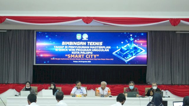 Pemkot Laksanakan Bimtek Penyusunan Masterplan Program Unggulan Palopo “Smart City”