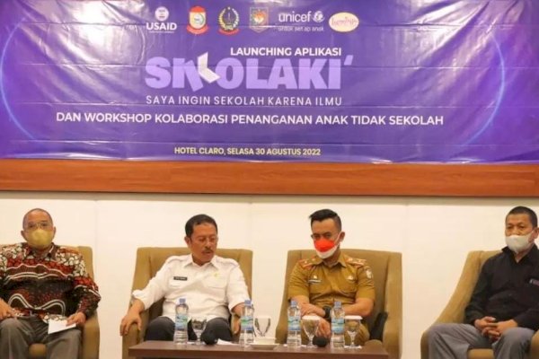 Intervensi Program Penanganan ATS di Makassar, Bappeda Launching Aplikasi SIKOLAKI&#8217;