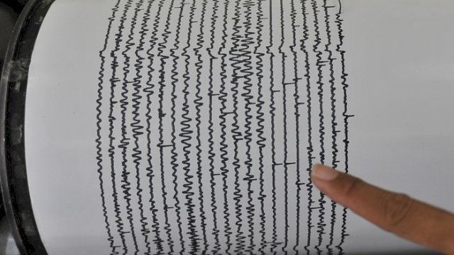 Ilustrasi gempa.(F-INT)