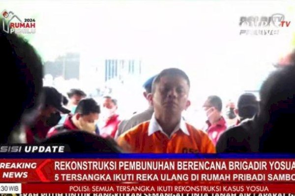 Rekonstruksi Kasus Pembunuhan Brigadir J Dimulai, Ferdy Sambo dan Putri Candrawati Hadir