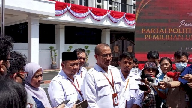 Hari Pertama Pendaftaran Pemilu 2024.(F-INT)