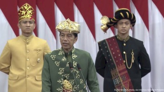 Jokowi Ungkit Perang Ukraina-Rusia di Sidang MPR.(F-INT)