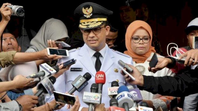 Anies Baswedan Hormati Proses Pemberhentian Dirinya Sebagai Gubernur DKI.(F-INT)