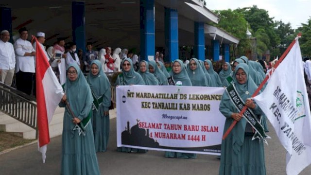 Warga Maros Ikuti Pawai Semarakkan Tahun Baru Islam