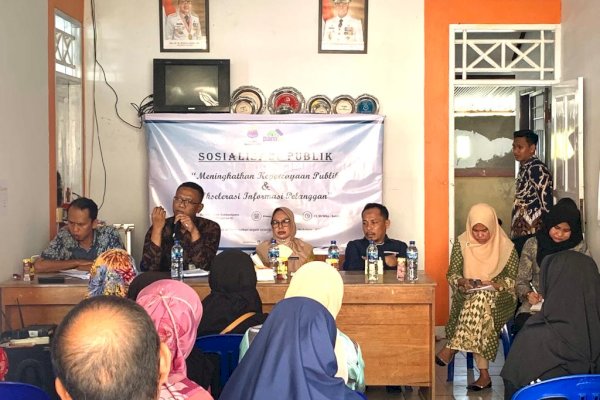 Bersama PMII, Perumda TM Palopo Gelar Sosialisasi Publik