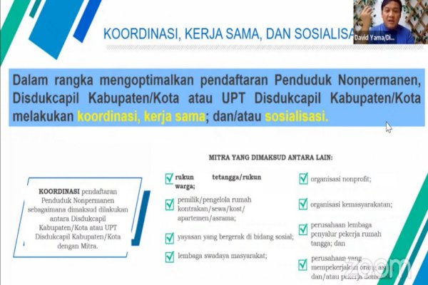 Ditjen Dukcapil Kemendagri Ingatkan Pentingnya Pencatatan Penduduk Nonpermanen