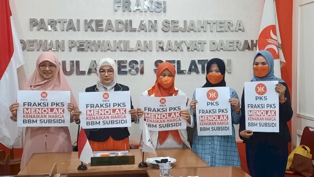 Fraksi PKS DPRD Sulsel Tolak Kenaikan BBM Bersubsidi