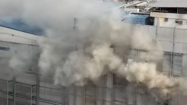 Gedung LTC Glodok Terbakar.(F-INT)