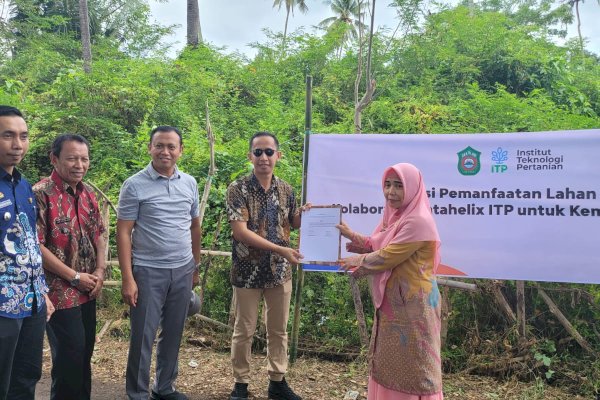 Institut Teknologi Pertanian Buka Peluang Donasi Pemanfaatan Lahan Tidur