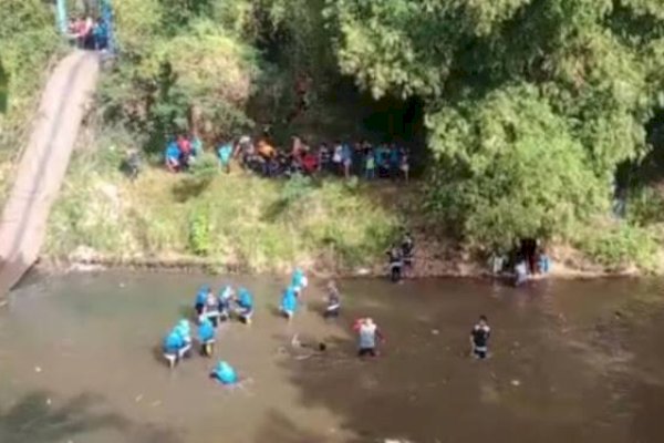 Jembatan Putus, Sejumlah Siswa di Probolinggo Terluka akibat Jatuh ke Sungai