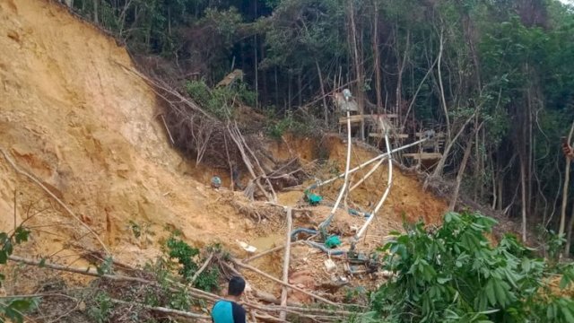 20 Penambang Emas Ilegal Tertimbun Longsor di Bengkayang.(F-INT)