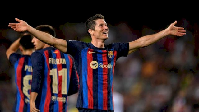 Cetak Hattrick di Liga Champions, Robert Lewandowski Dekati Rekor Milik Ronaldo – Messi